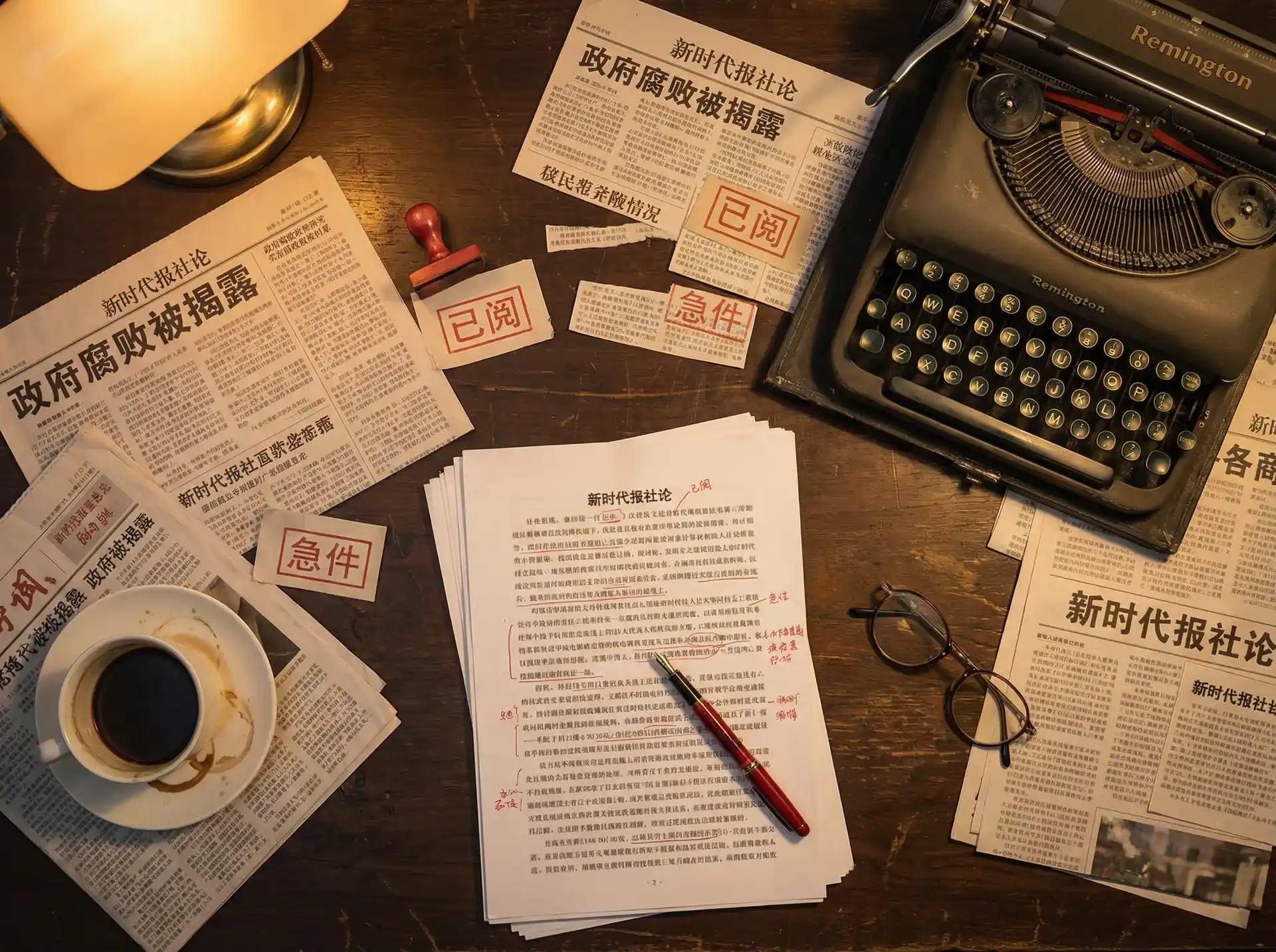 污污污 - 报社编辑部工作场景